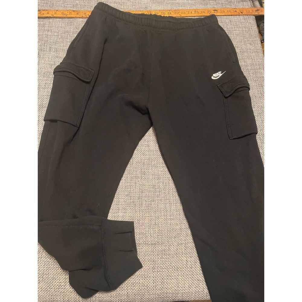 Nike Sportswear Club Fleece Cargo Joggers Black Mens XXL Tall CD3129-010
